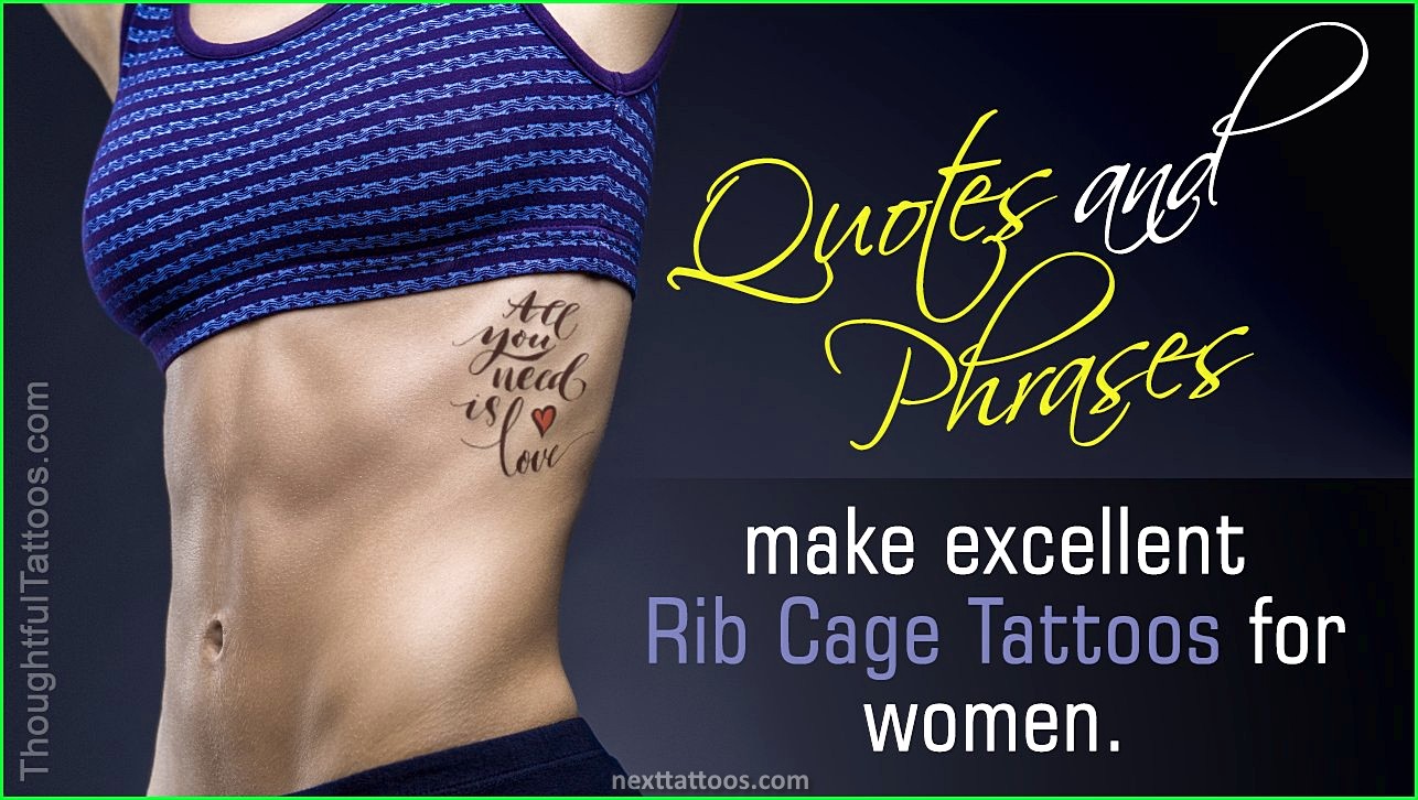 Rib Cage Tattoos For Females